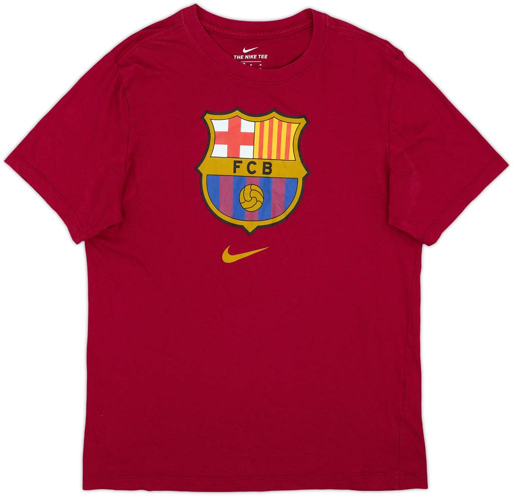 2019-20 Barcelona Nike Graphic Tee - 8/10 - (M)