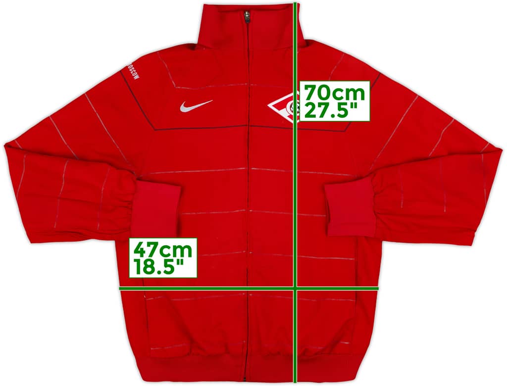 2009-10 Spartak Moscow Nike Track Jacket - 6/10 - (S)