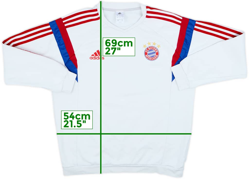 2014-15 Bayern Munich adidas Sweat Top - 7/10 - (L)