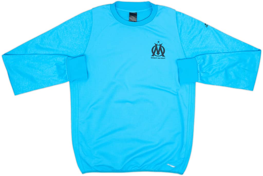 2016-17 Olympique Marseille adidas Sweat Top - 8/10 - (L)