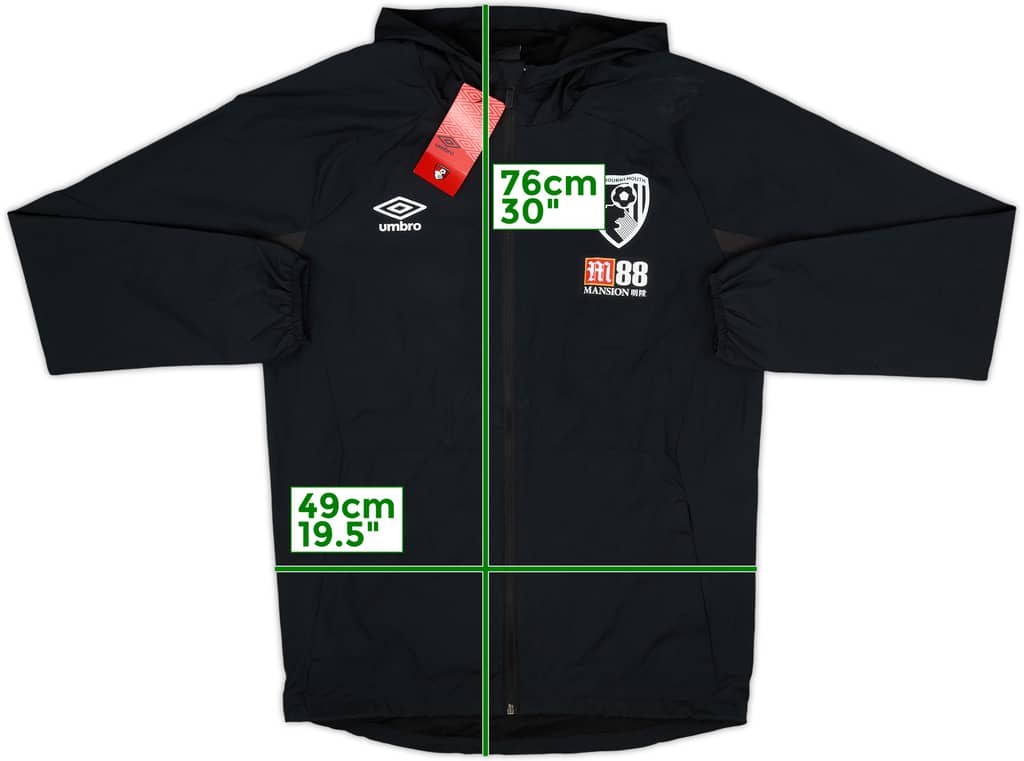 2017-18 Bournemouth Umbro Hooded Rain Jacket (S)