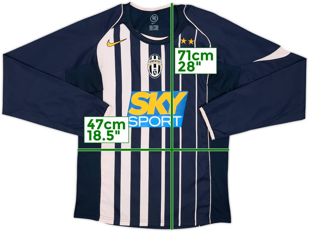 2004-05 Juventus Away L/S Shirt - 10/10 - (S)