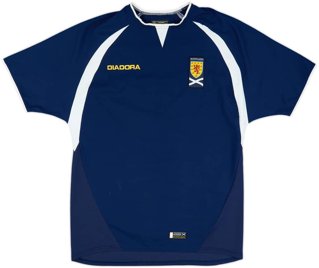 2003-05 Scotland Home Shirt - 7/10 - (S)