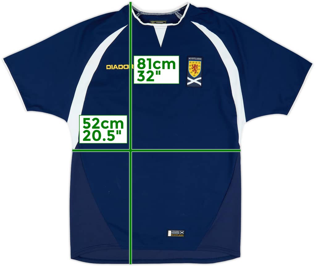 2003-05 Scotland Home Shirt - 7/10 - (S)