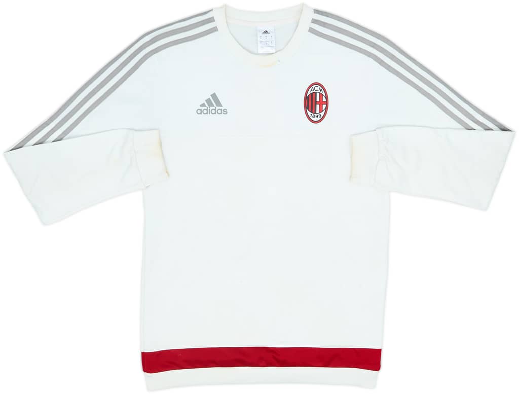 2015-16 AC Milan adidas Sweat Top - 5/10 - (S)