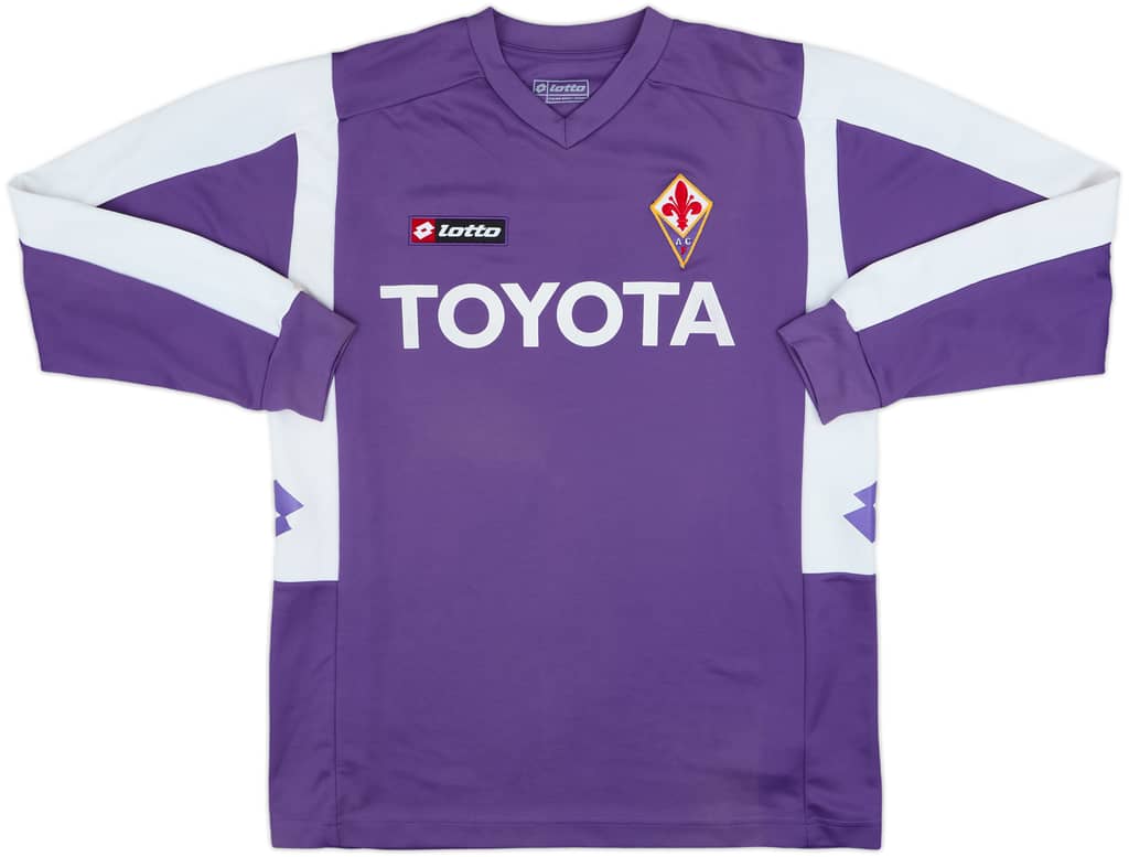 2005-06 Fiorentina Lotto Sweat Top - 6/10 - (L)