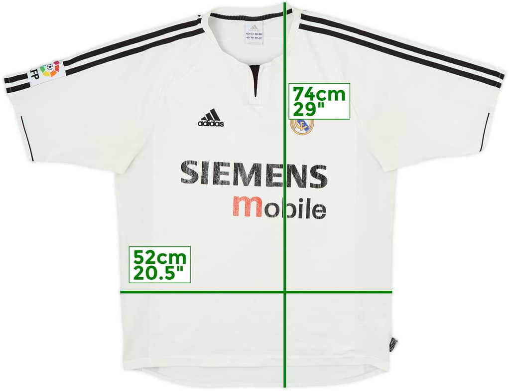 2003-04 Real Madrid Home Shirt - 5/10 - (M)