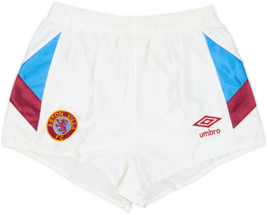 1990-92 Aston Villa Home Shorts - 10/10 - (S)