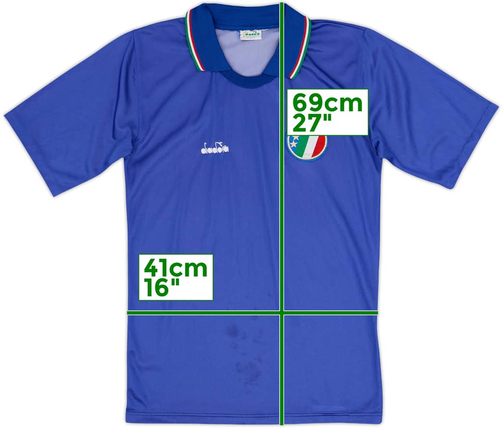 1986-91 Italy Home Shirt - 5/10 - (XL)