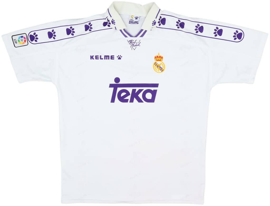 1994-96 Real Madrid Home Shirt - 7/10 - (L)