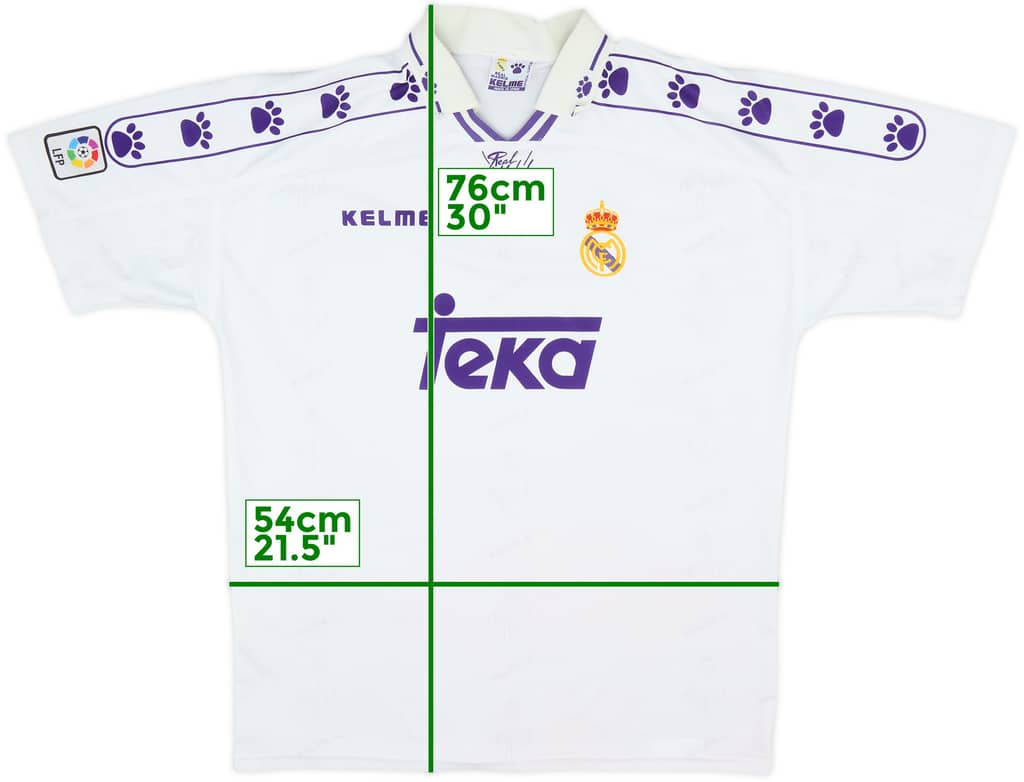 1994-96 Real Madrid Home Shirt - 7/10 - (L)