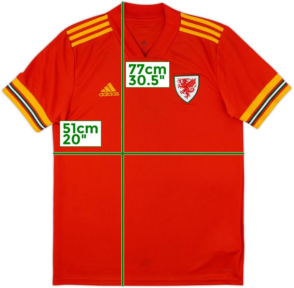 2020-21 Wales Home Shirt - 8/10 - (M)