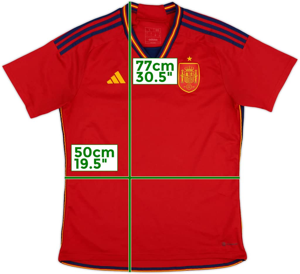 2022-23 Spain Home Shirt - 10/10 - (L)