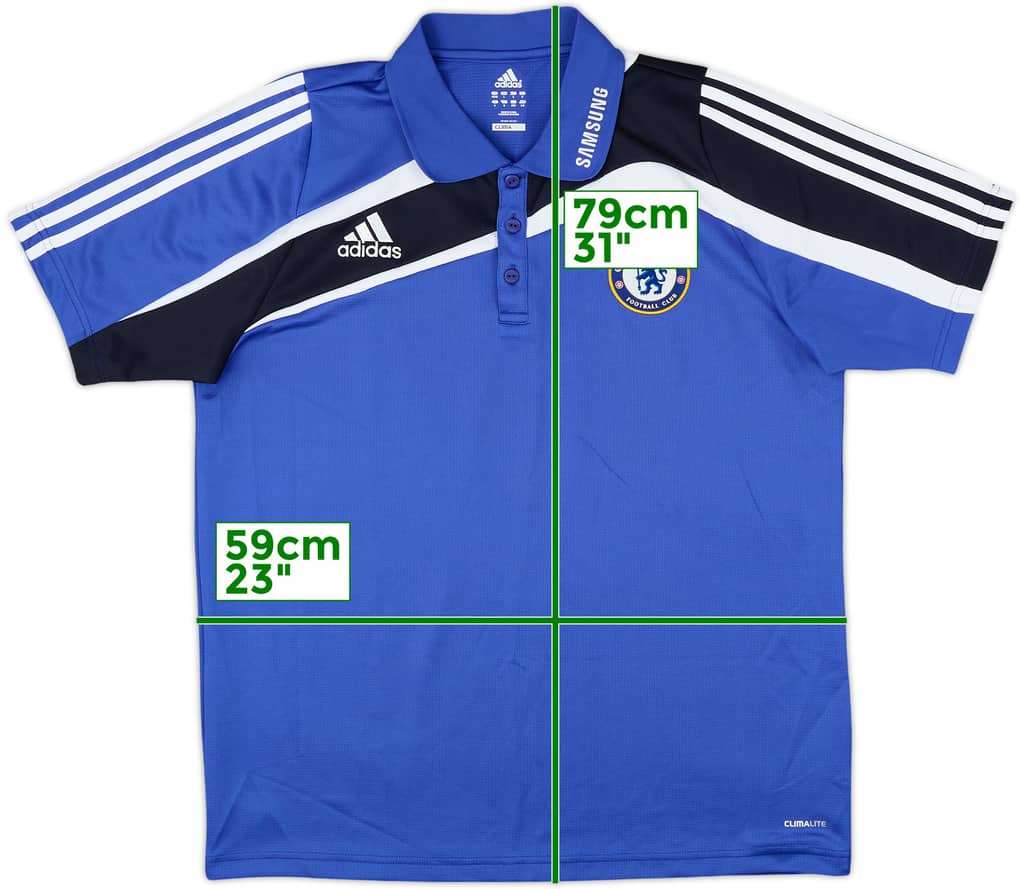 2009-10 Chelsea adidas Polo Shirt - 10/10 - (L/XL)