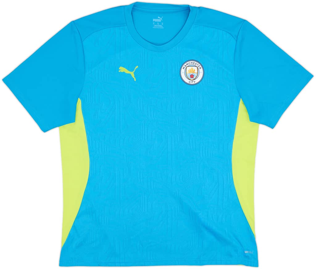 2021-22 Manchester City Puma Training Shirt - 10/10 - (XL)