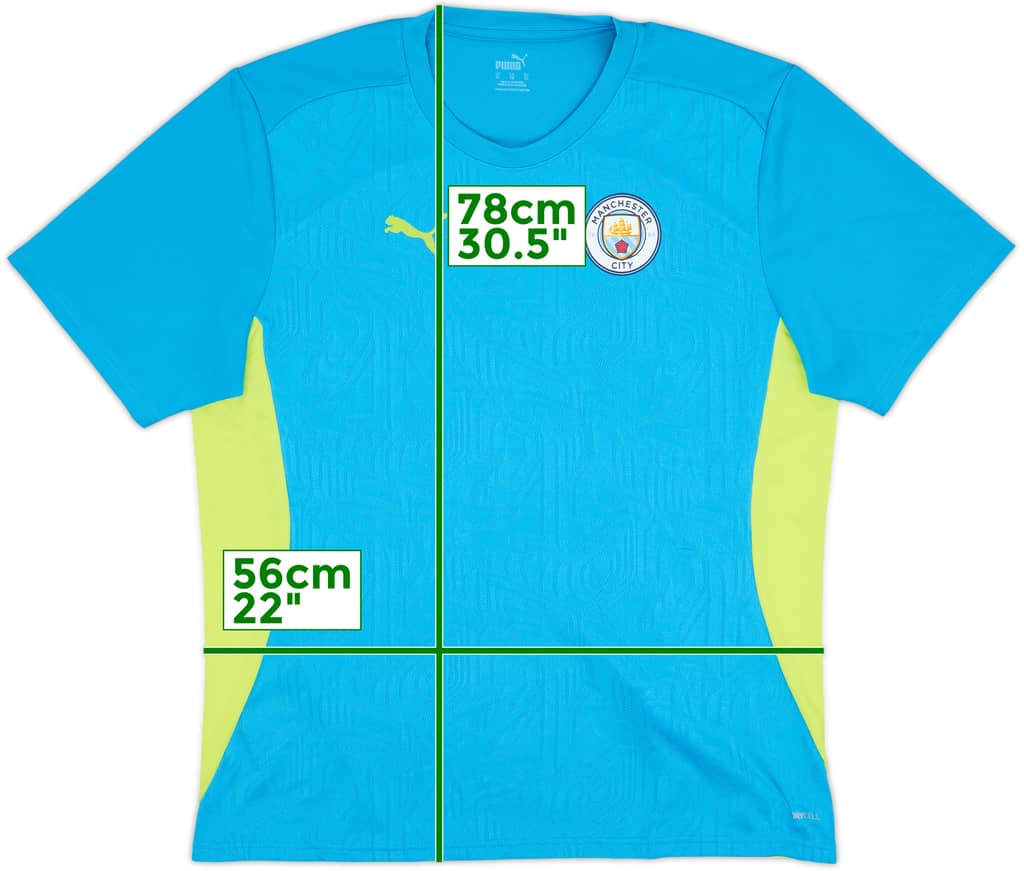 2021-22 Manchester City Puma Training Shirt - 10/10 - (XL)