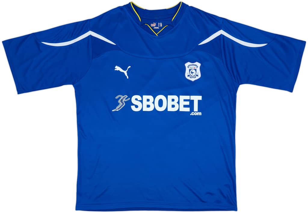 2010-11 Cardiff Home Shirt - 8/10 - (XXL)
