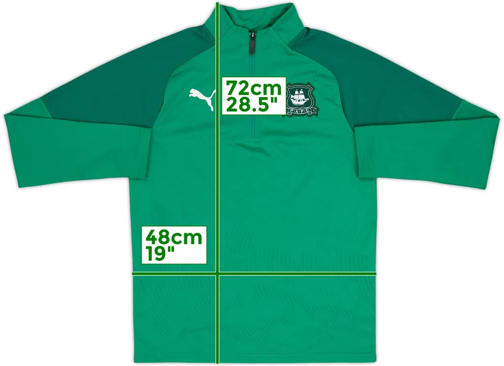 2019-20 Plymouth Puma 1/4 Zip Training Top - 8/10 - (S)