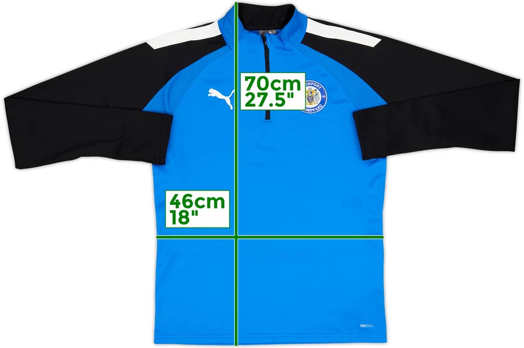 2021-22 Wigan Puma 1/4 Top de Entrenamiento - 8/10 - (S)