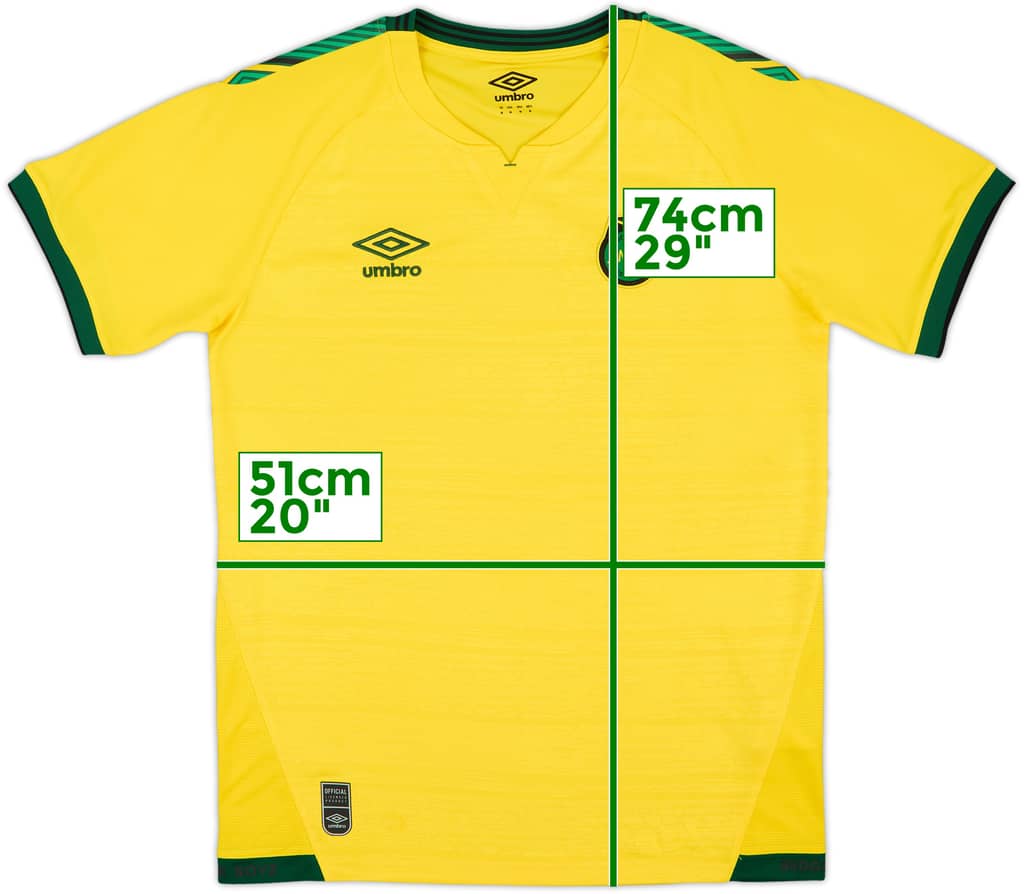 2020-21 Jamaica Home Shirt - 9/10 - (M)