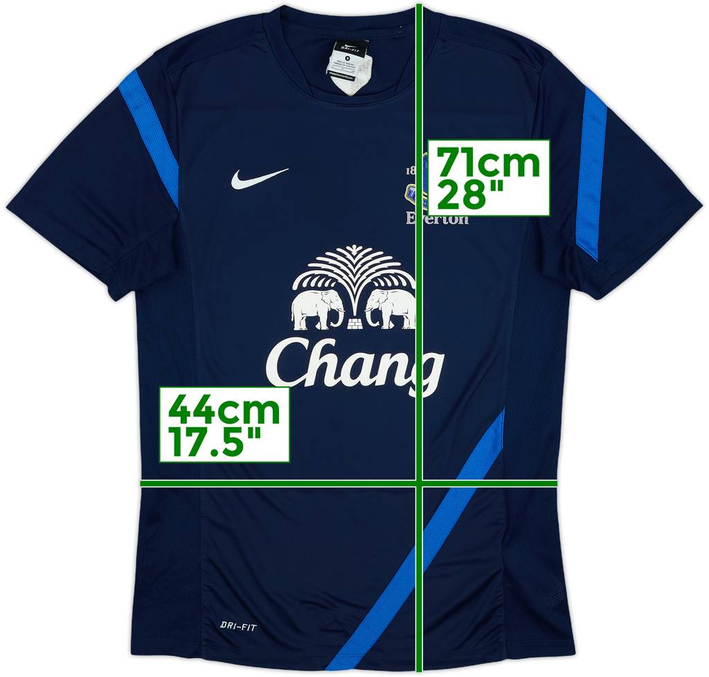 2012-13 Everton Nike Training Shirt - 8/10 - (S)