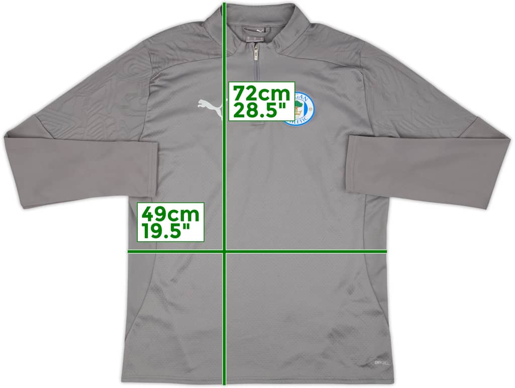 2023-24 Wigan Puma 1/4 Zip Drill Top - 9/10 - (M)