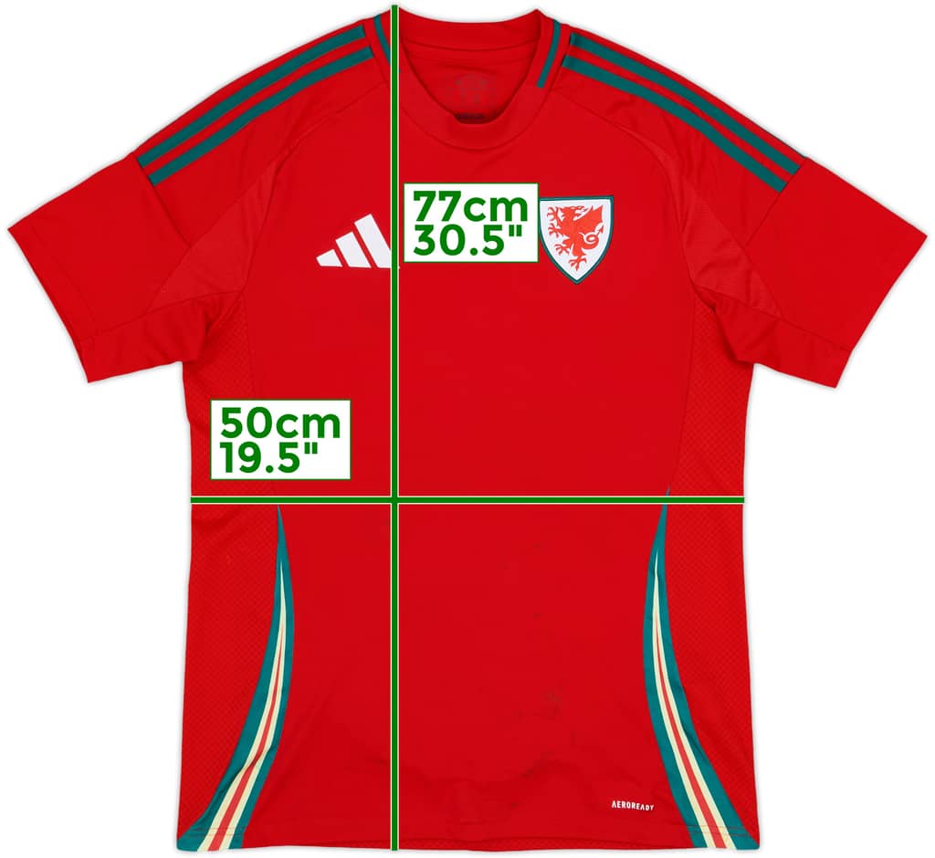 2024-25 Wales Home Shirt - 5/10 - (M)