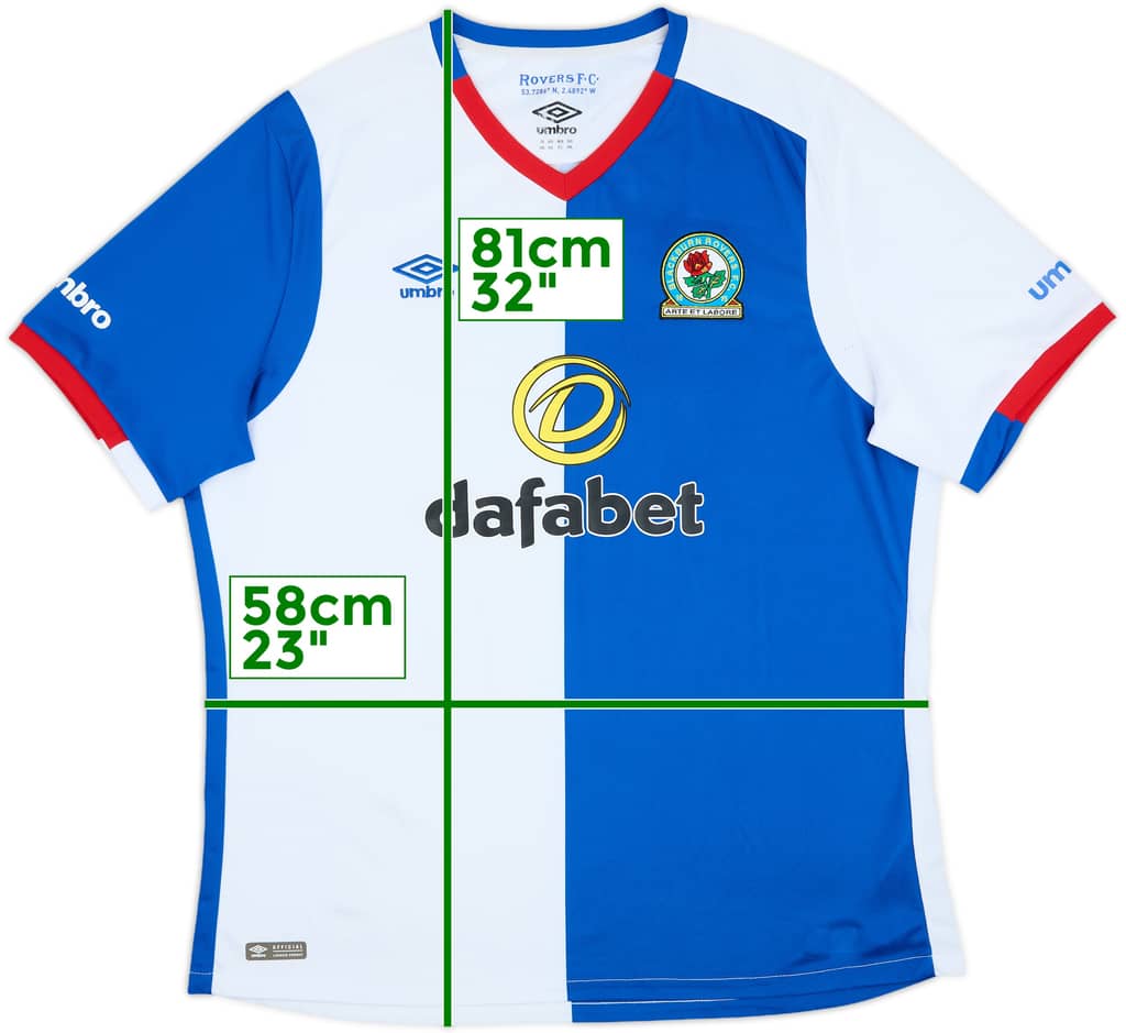 2016-17 Blackburn Home Shirt - 7/10 - (XXL)