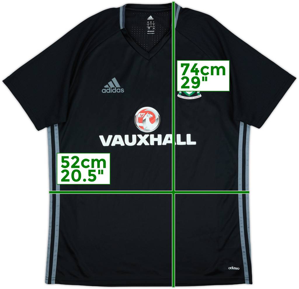2016-17 Wales adidas Training Shirt - 9/10 - (L)
