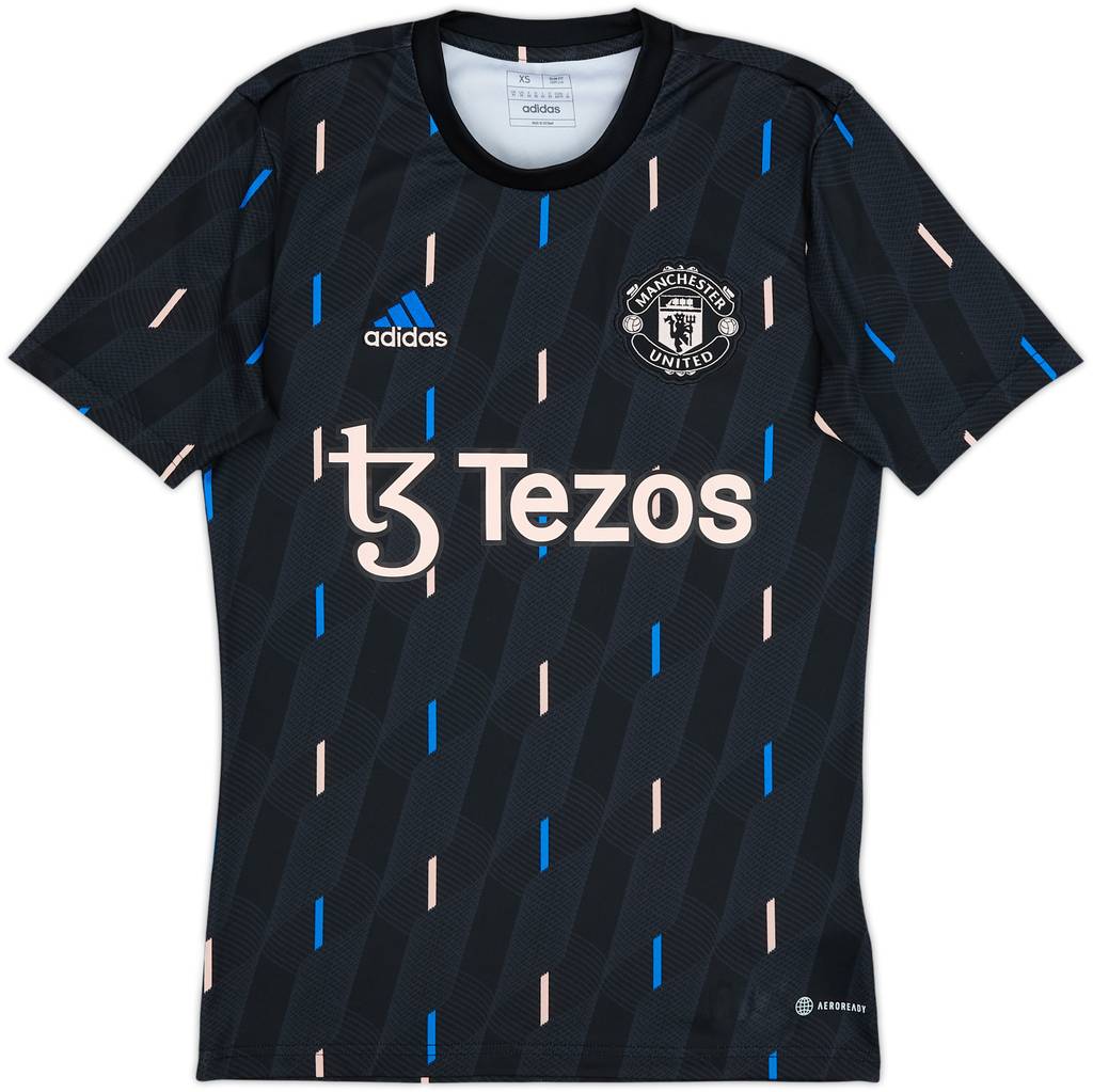 2022-23 Manchester United adidas Training Shirt - 9/10 - (XS)