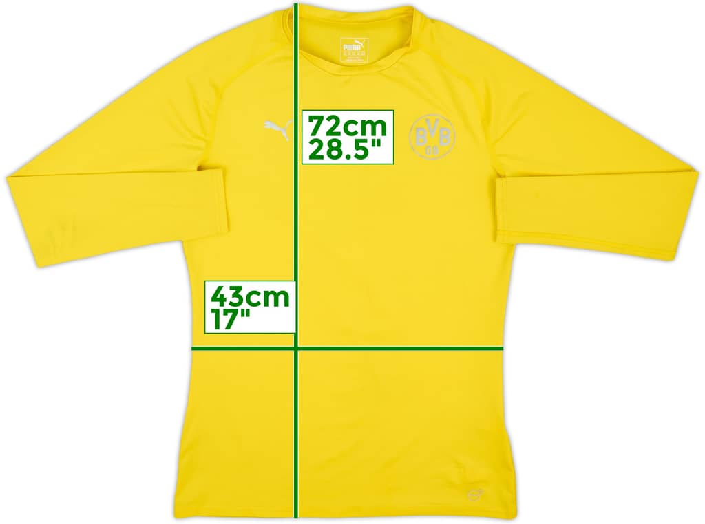 2016-17 Borussia Dortmund Compression L/S Baselayer - 7/10 - (XXL)