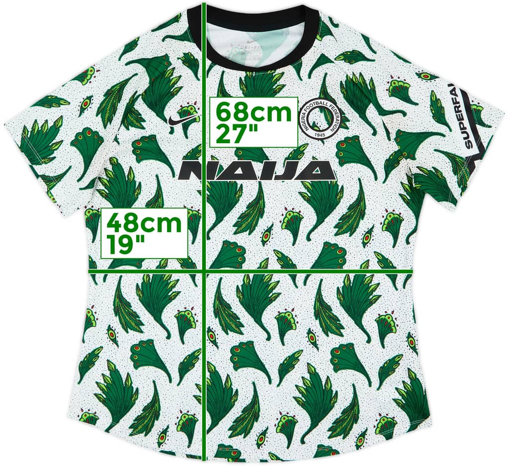 2020-21 Nigeria Nike Training Shirt - 10/10 - (Women's L)