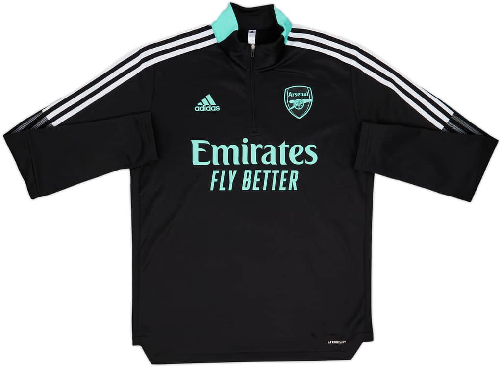 2021-22 Arsenal adidas 1/4 Zip Training Top - 8/10 - (L)