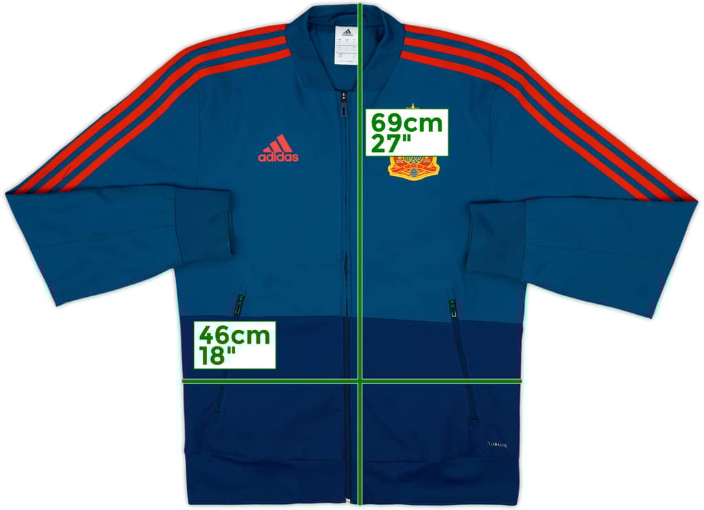 2017-18 Spain adidas Track Jacket - 8/10 - (S)