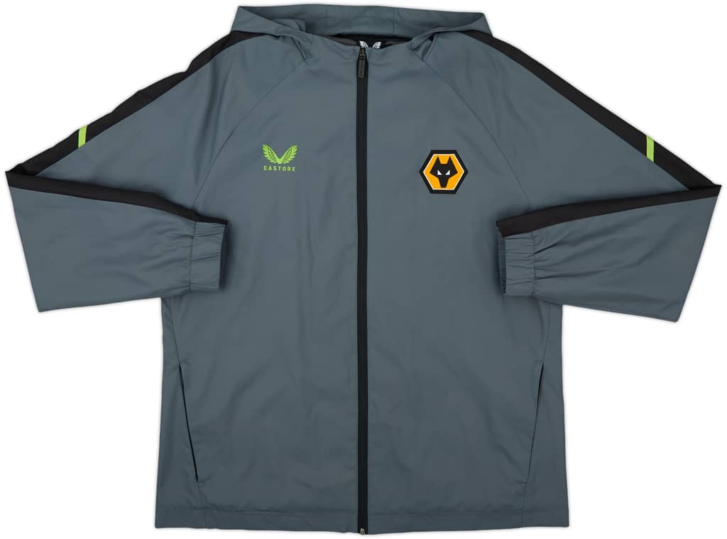 2022-23 Wolves Castore Hooded Rain Jacket - 10/10 - (L)
