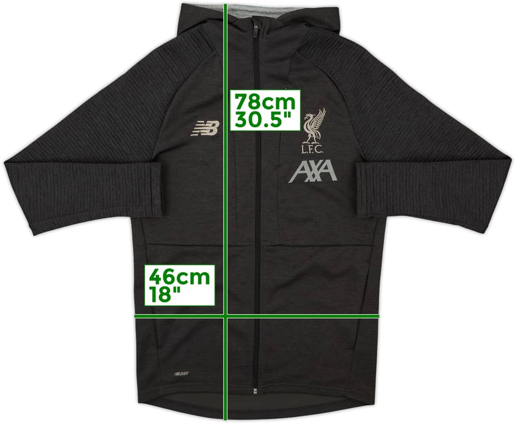2019-20 Liverpool New Balance Hooded Track Jacket - 9/10 - (S)