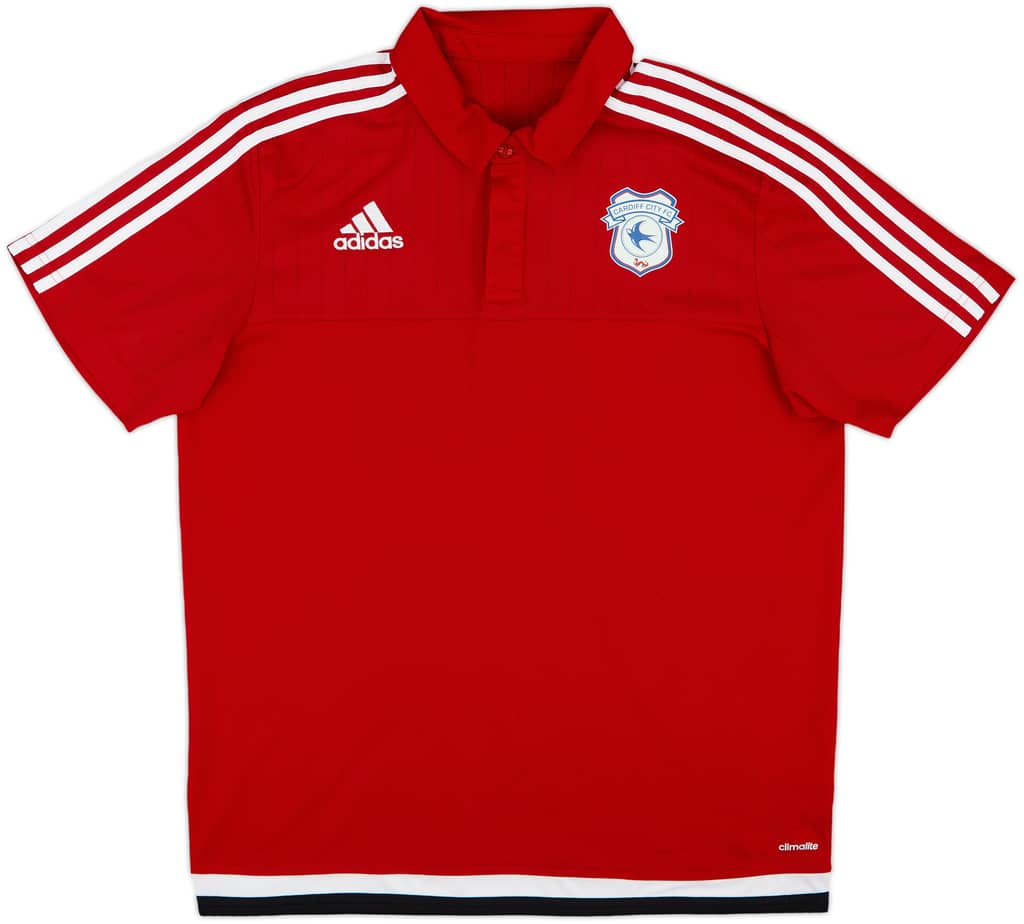 2016-17 Cardiff adidas Polo Shirt - 8/10 - (L)