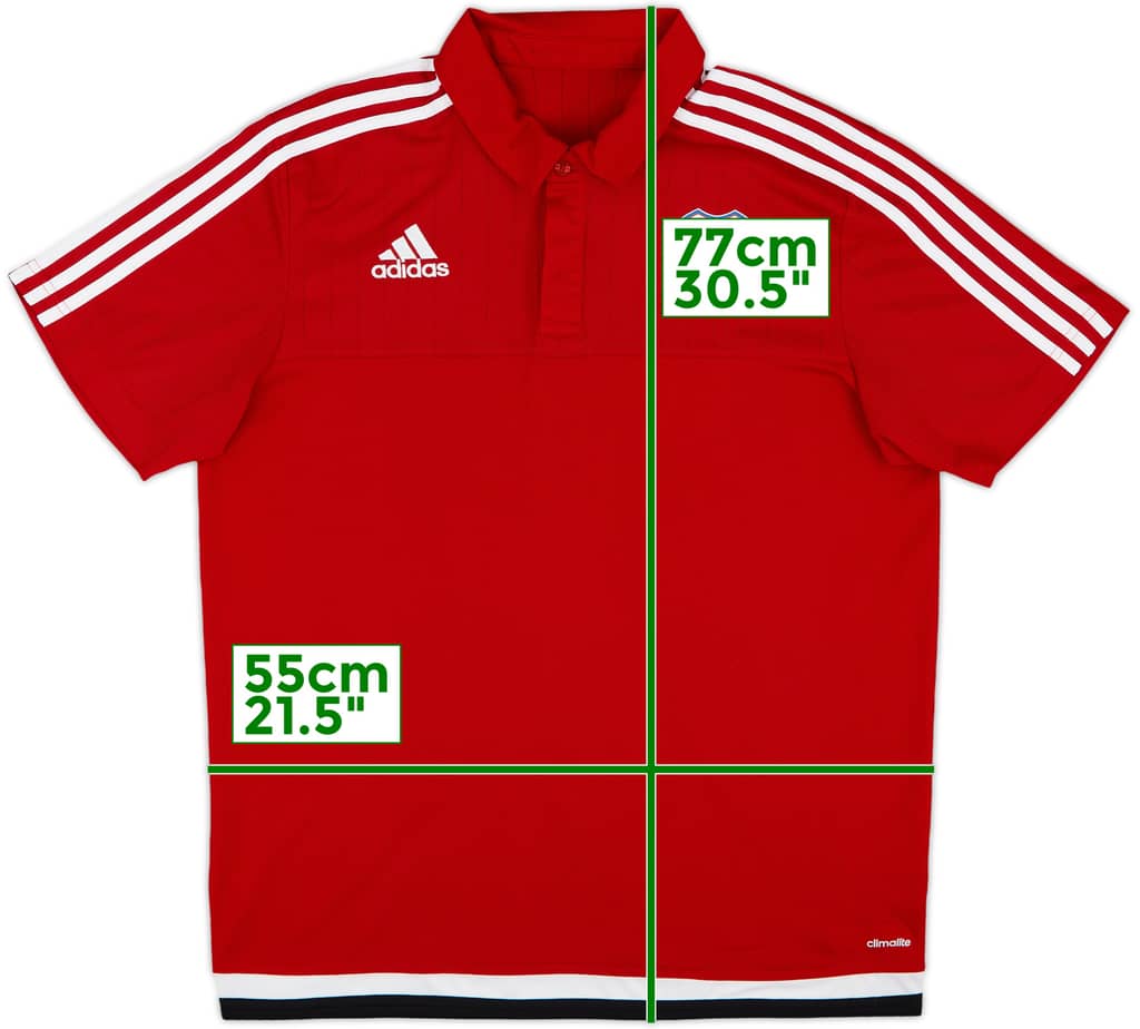 2016-17 Cardiff adidas Polo Shirt - 8/10 - (L)