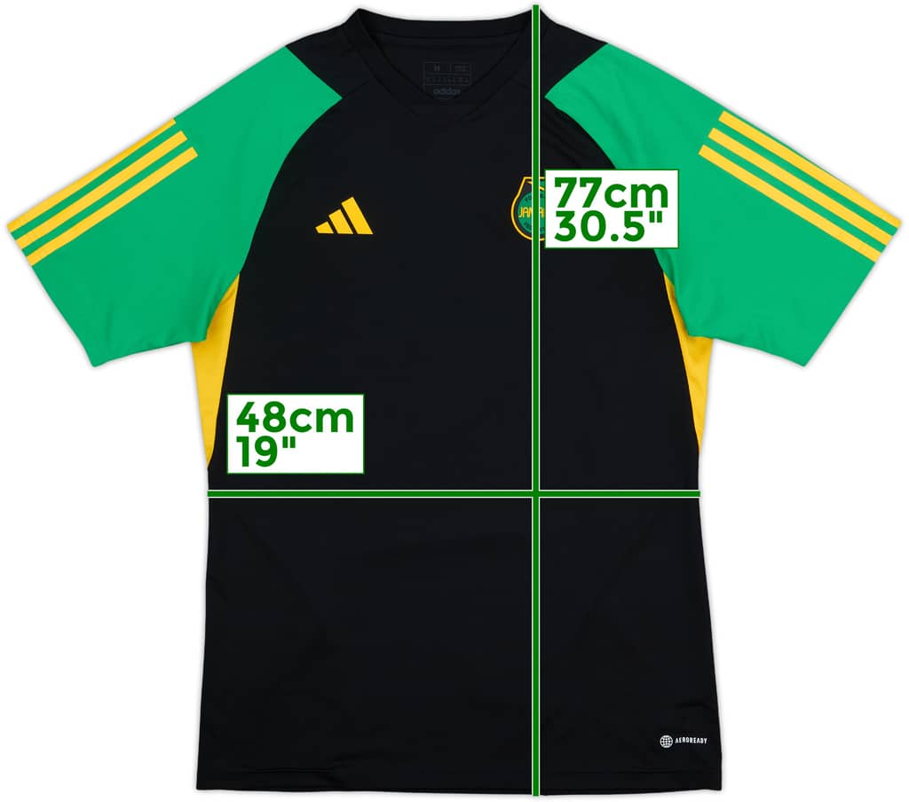 2023-24 Jamaica adidas Training Shirt - 8/10 - (M)