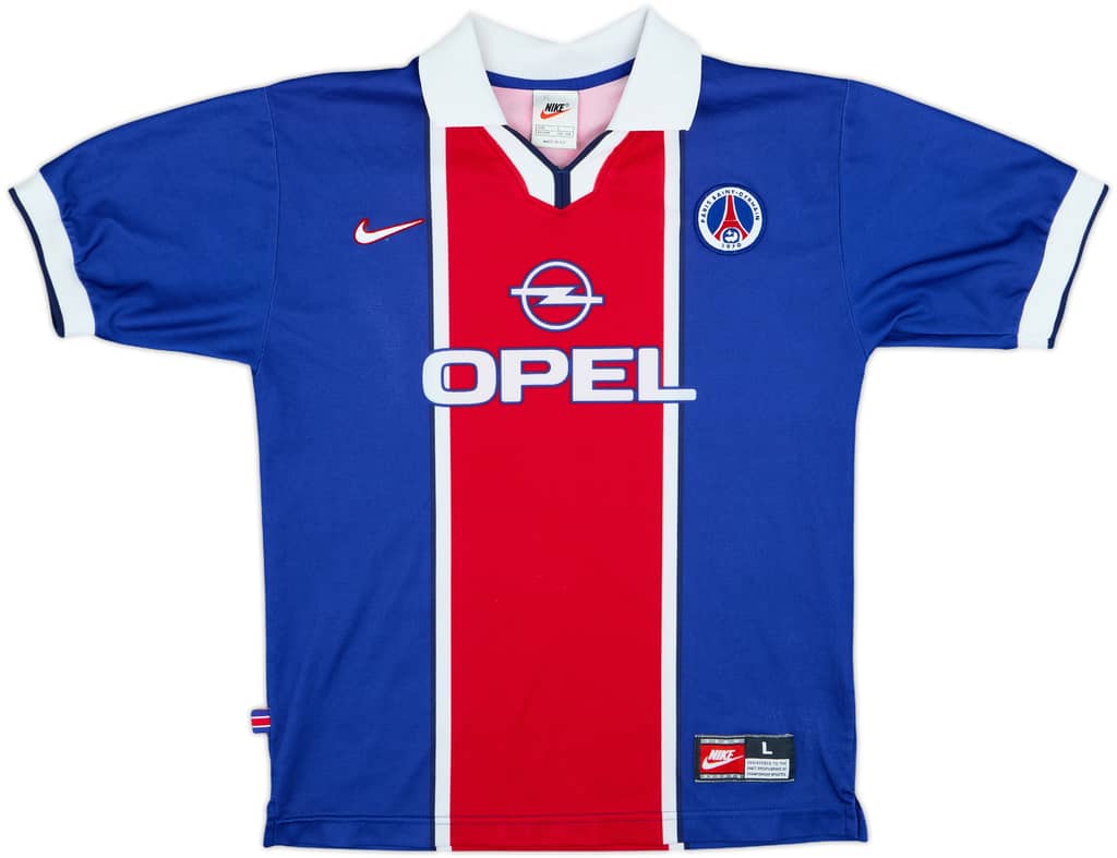 1997-98 Paris Saint-Germain Home Shirt - 8/10 - (L.Boys)