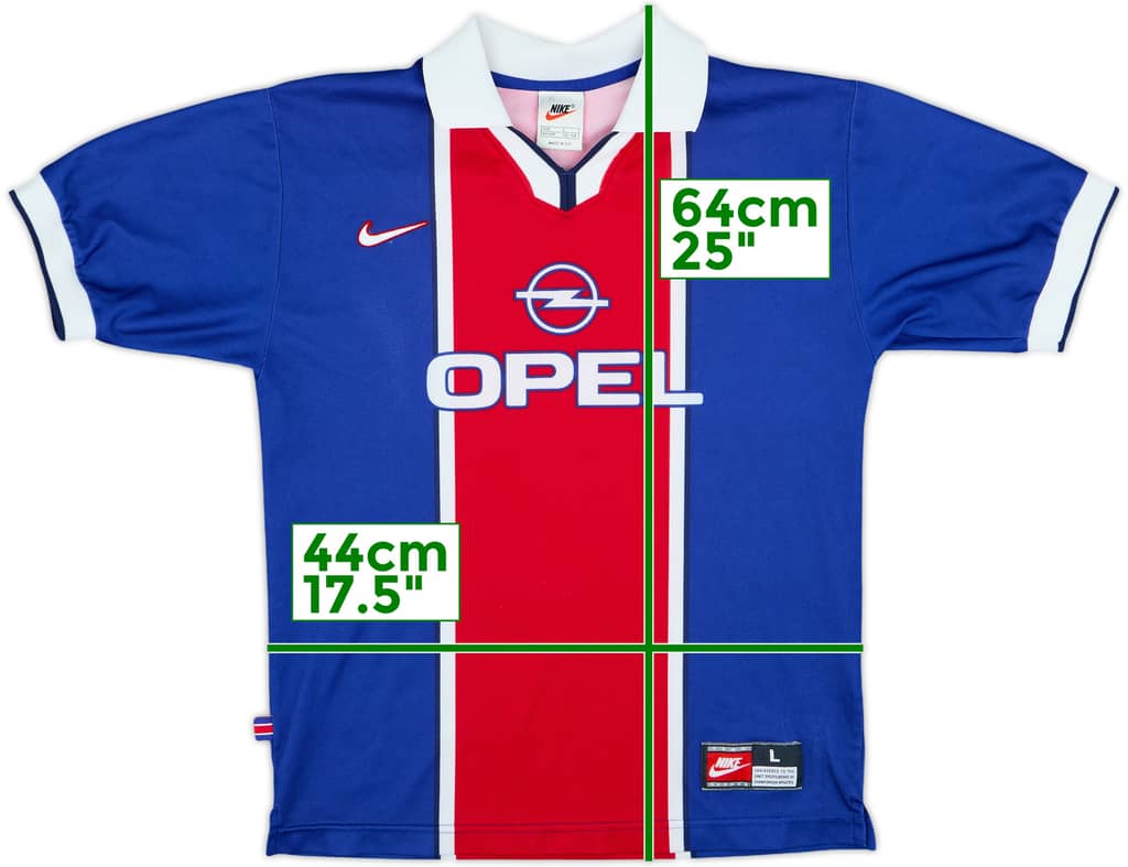 1997-98 Paris Saint-Germain Home Shirt - 8/10 - (L.Boys)