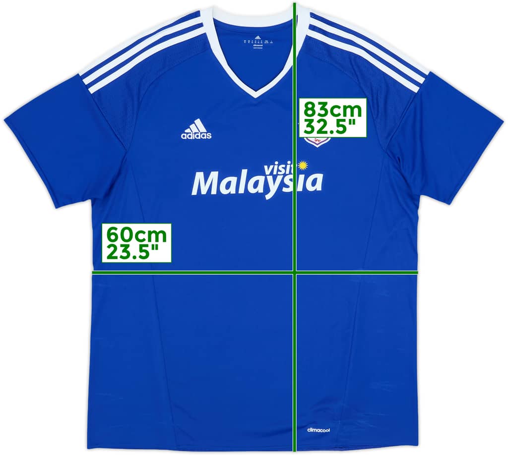 2016-17 Cardiff Home Shirt - 6/10 - (XL)