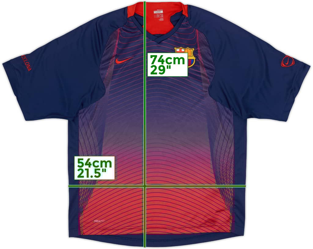 2007-08 Barcelona Nike Training Shirt - 9/10 - (M)