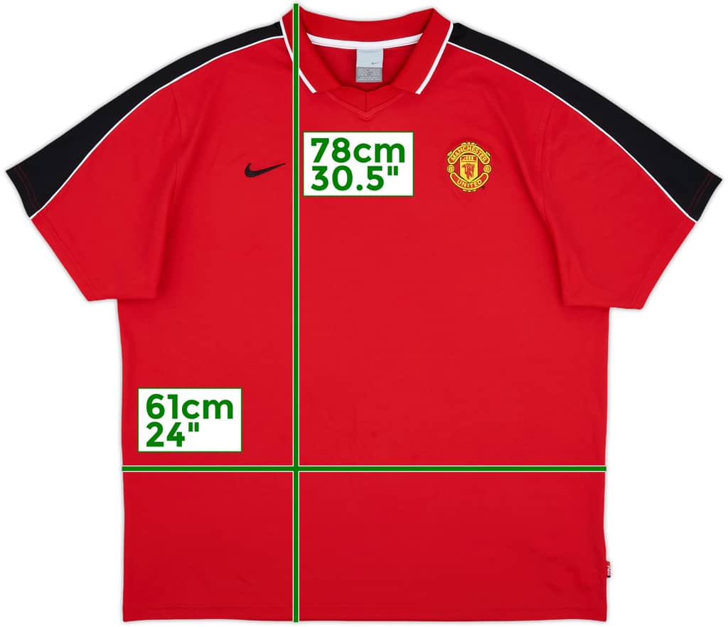 2004-05 Manchester United Nike Training Shirt - 10/10 - (XL)