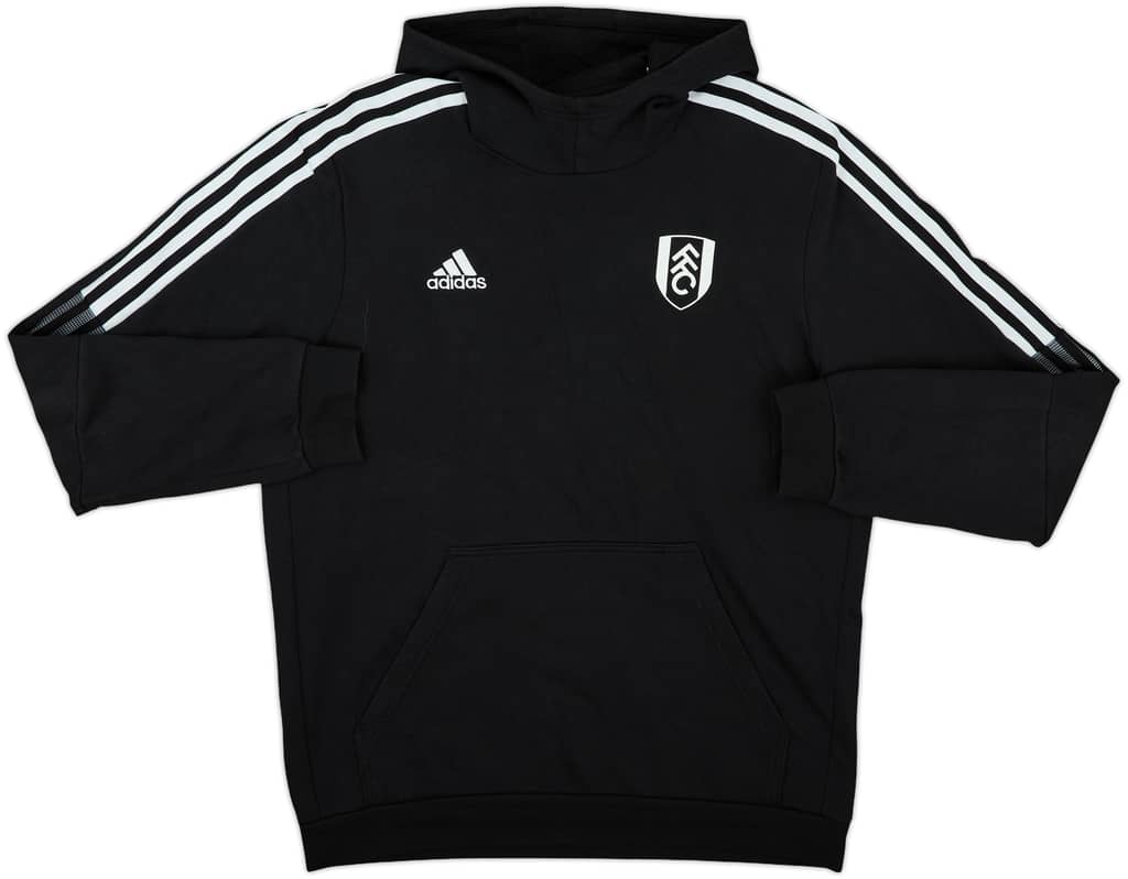 2021-22 Fulham adidas Hooded Sweat Top - 9/10 - (L)