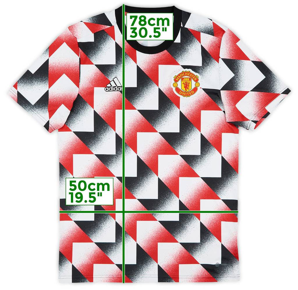2022-23 Manchester United adidas Training Shirt - 8/10 - (M)