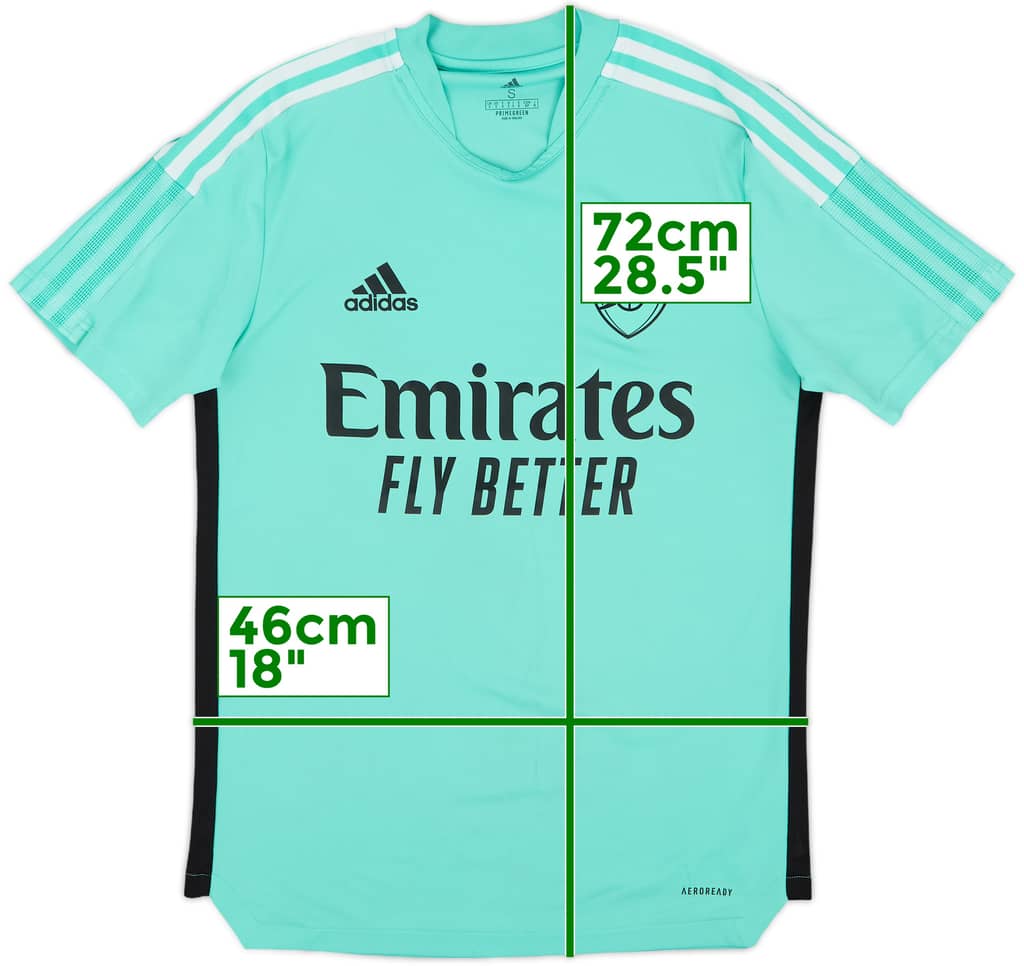 2021-22 Arsenal adidas Training Shirt - 8/10 - (S)