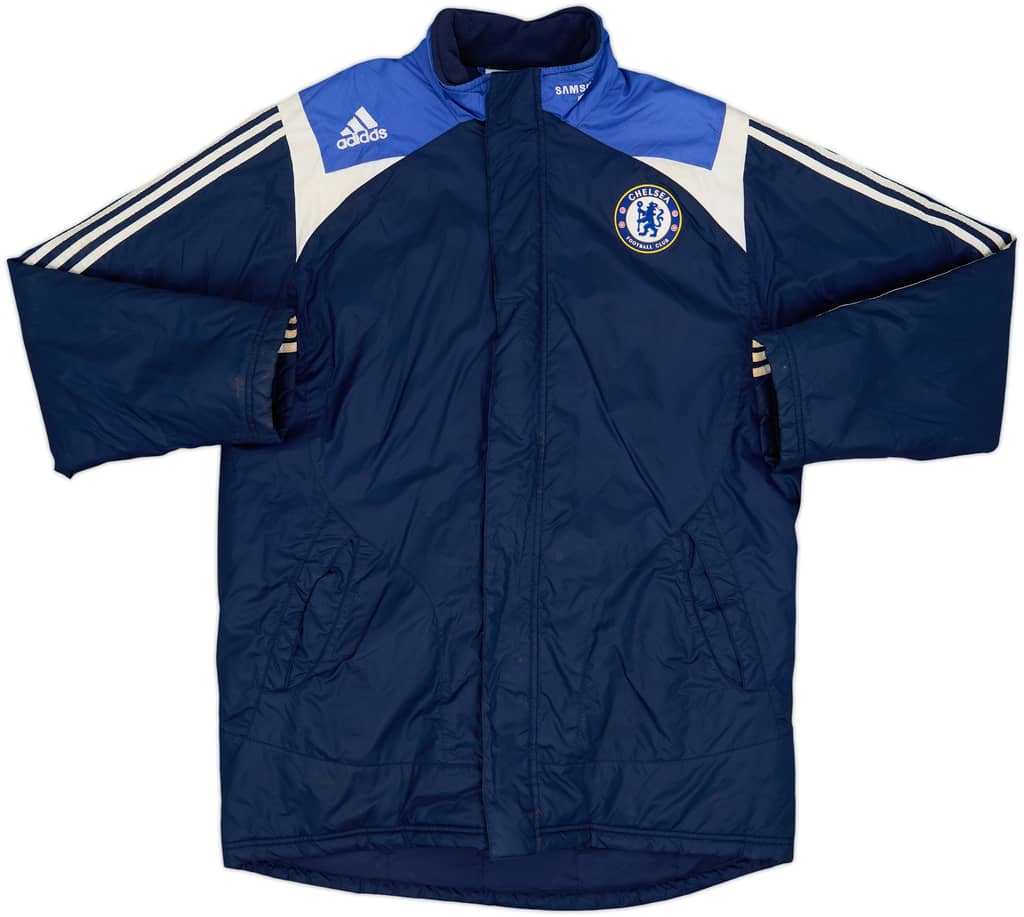 2007-08 Chelsea adidas Padded Bench Coat - 7/10 - (M)