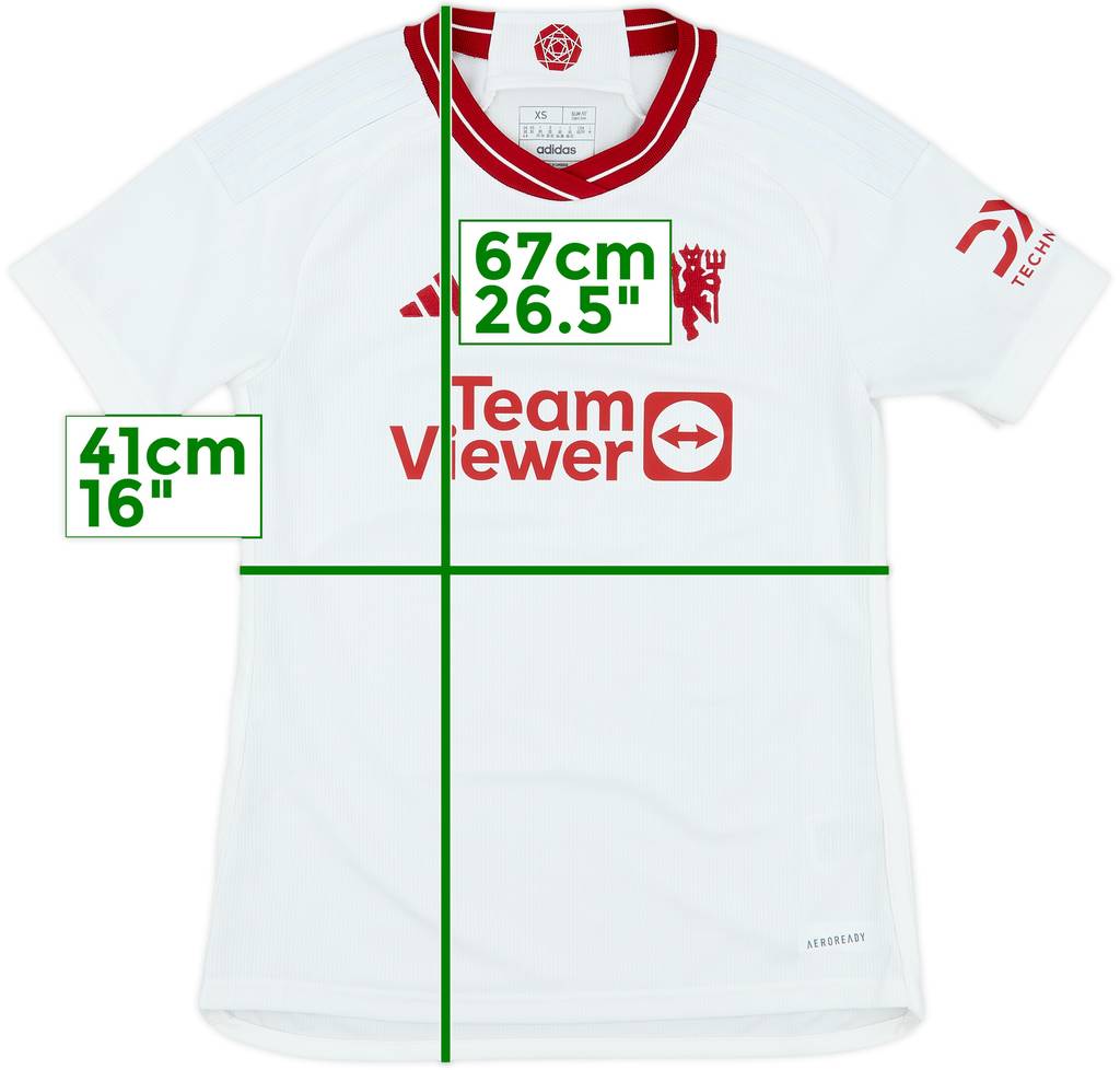 2023-24 Manchester United Third Shirt - 10/10 - (XS)