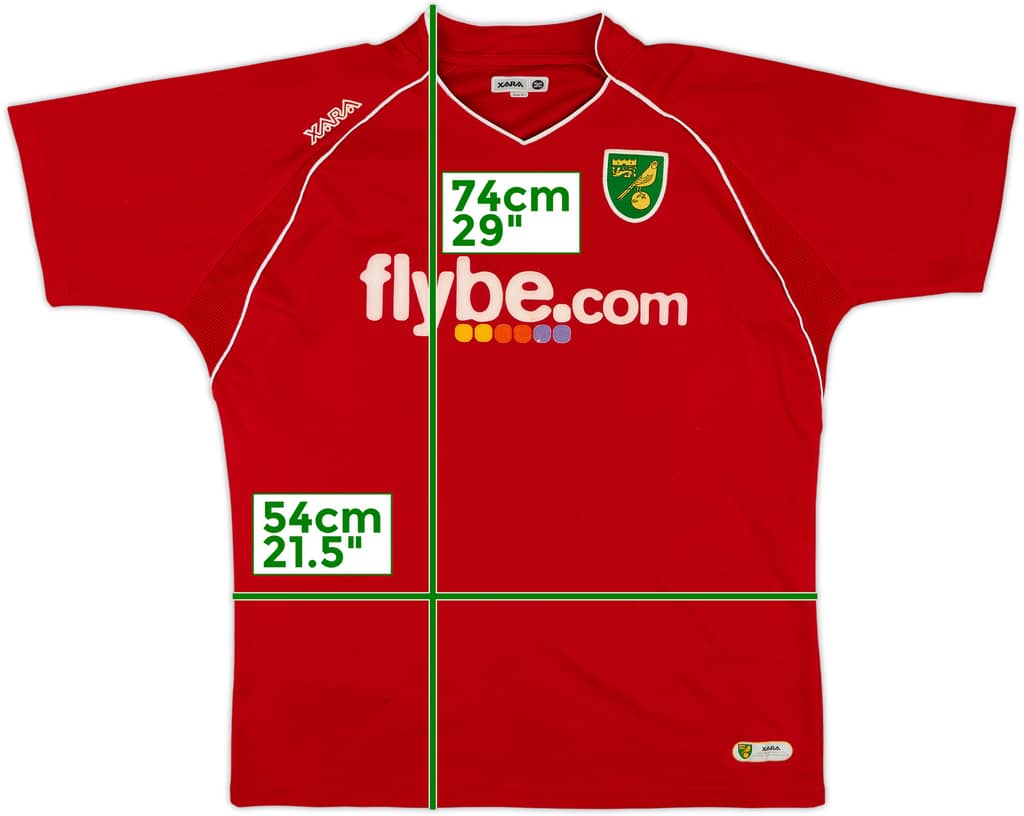 2007-08 Norwich Away Shirt - 6/10 - (XL)